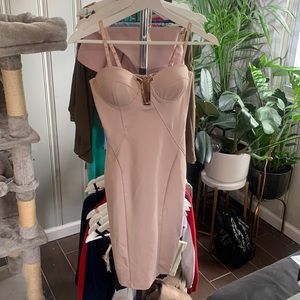 Nude club/bar dress